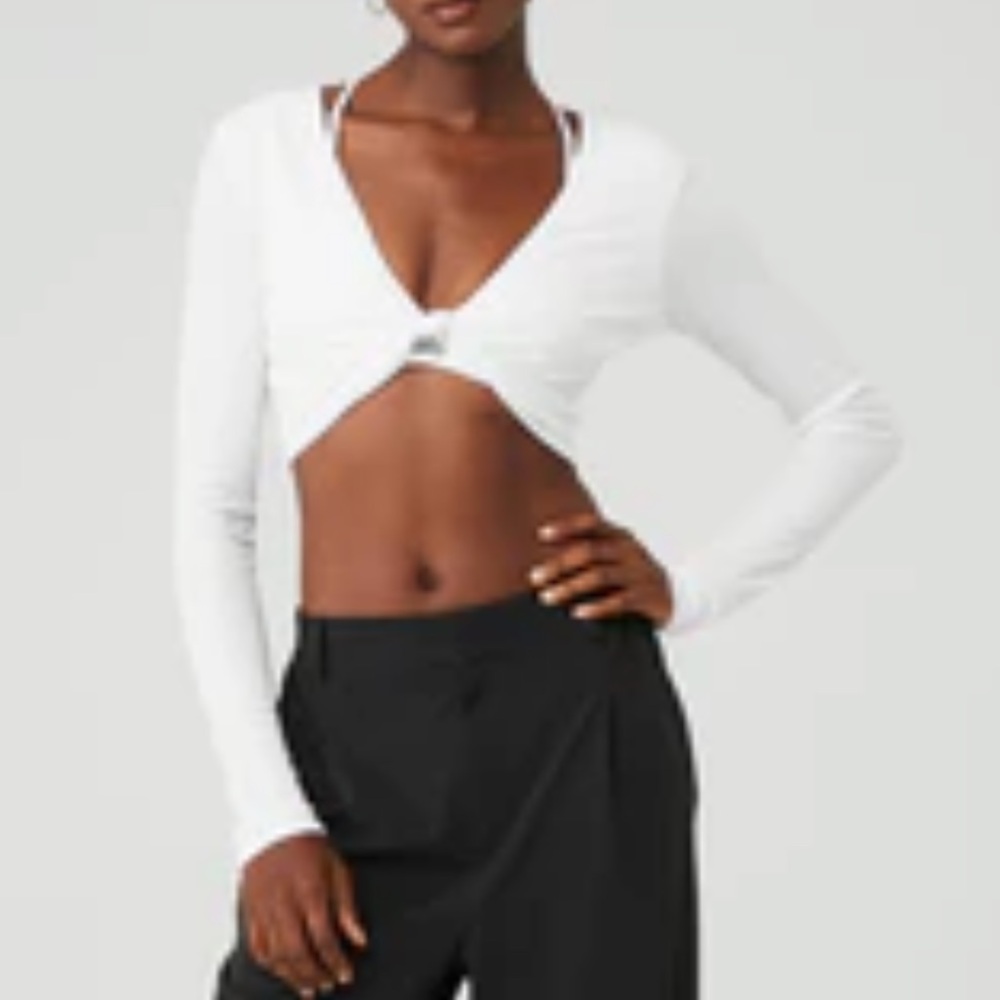 Ribbed Knotty Long Sleeve (ALO Yoga)